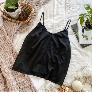Black dressy or layering tank